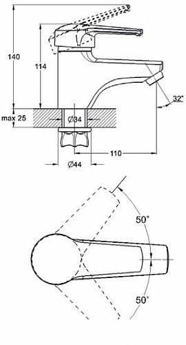 Смеситель Solone SIT1-A182