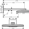 Верхний душ Hansgrohe Rainmaker Select 460 3jet 24007600