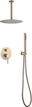 Душевая система Abber Emotion AF8821G (золото матовое)