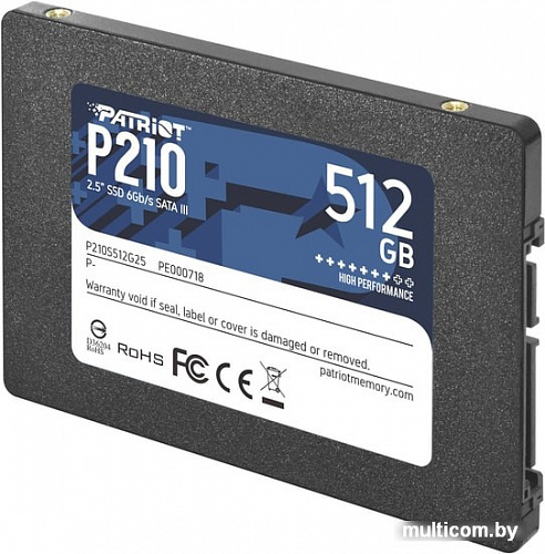 SSD Patriot P210 512GB P210S512G25