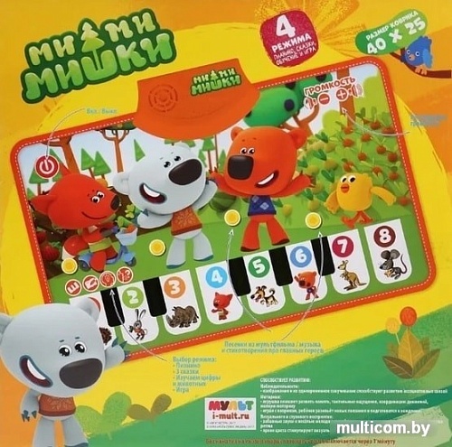 Развивающий коврик Умка Мимимишки HX05013-A-R14