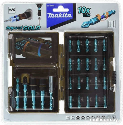 Набор бит Makita B-49921 (26 предметов)