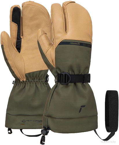 Горнолыжные варежки Reusch Discovery Gore-Tex Touch-Tec Lobster 6202905-5490 (р-р 8.5, Burnt Olive/Camel)