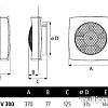 Вытяжной вентилятор CATA LHV 300