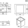 Кухонная мойка Granula KS-5051 (графит матовый)