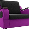 Кресло Лига диванов Меркурий 100677 80 см (черный/фиолетовый)