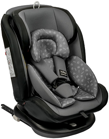 Детское автокресло Indigo Advanced Isofix (серый/черный)