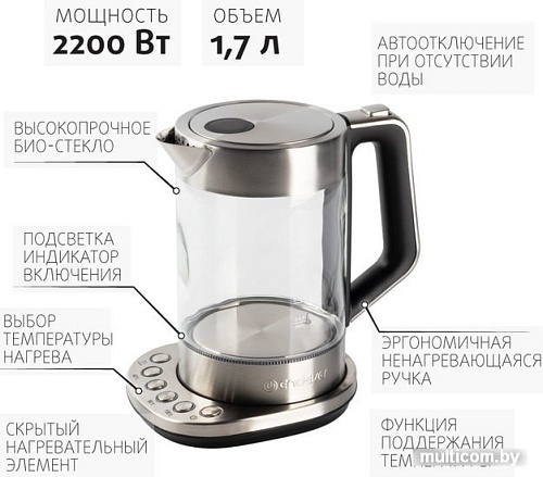 Электрочайник Endever SkyLine KR-336G