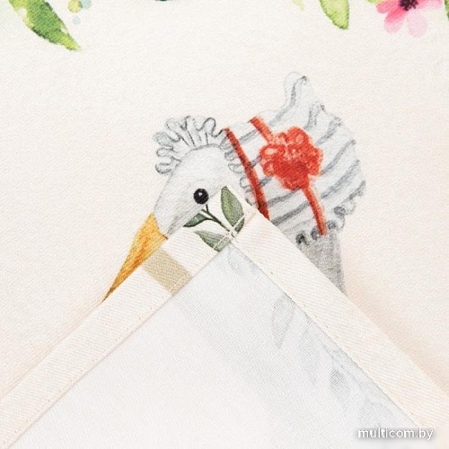 Полотенце Этель Радости и добра 6261127 (бежевый/зеленый)