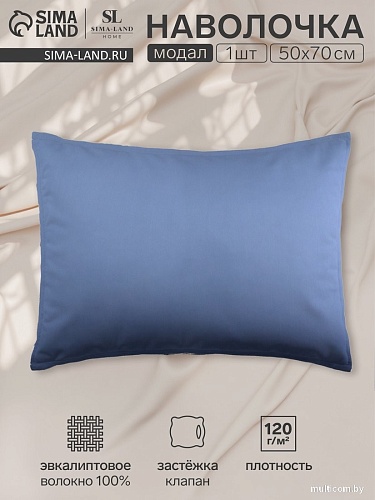 Постельное белье Sima-Land Modal 10518587 (синий)