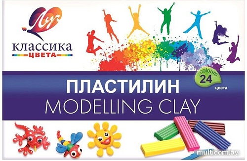 Пластилин Луч Классика 28С 1642-08 (24 цв)