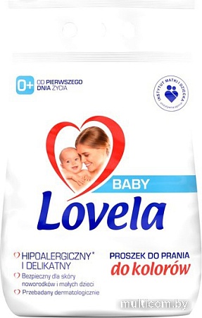 Стиральный порошок Lovela Baby 0+ цветного белья гипоаллергенный 2.7 кг
