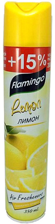 Освежитель воздуха Ozden Flamingo Лимон 3 в 1 (350 мл)
