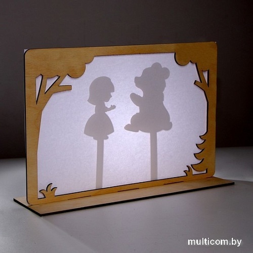 Развивающая игра Лесная мастерская Теневой театр по мотивам русской народной сказки «Три медведя» 5329719