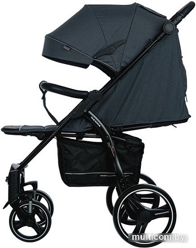 Коляска прогулочная «книга» Indigo Maxima (темно-серый)