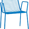 Стул Stool Group Дели с подлокотниками LV-107-5015 (металл голубой)