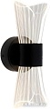 Бра Estares Dio 12W 2Y-ON/OFF-230x80x85-BLACK/CLEAR-220-IP20