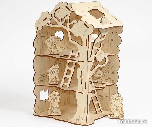 3Д-пазл Woody Дом-дерево для Лешиков 730