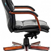 Кресло Бюрократ T-9927WALNUT-LOW (черный)