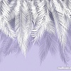 Фотообои Citydecor Пальмовые листья (пурпурный) 300x270
