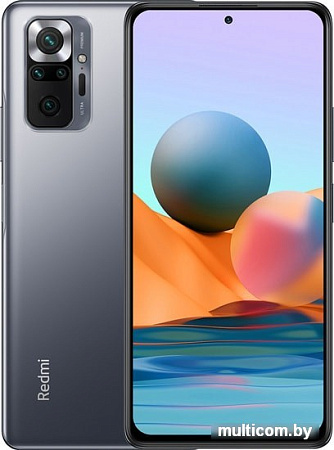 Смартфон Xiaomi Redmi Note 10 Pro 6GB/64GB (серый оникс)
