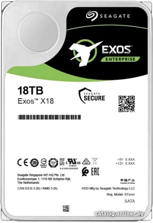 Жесткий диск Seagate Exos X18 16TB ST16000NM004J