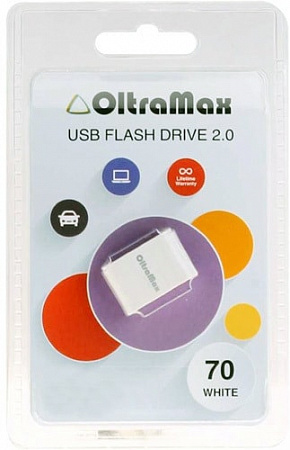 USB Flash Oltramax 70 8GB (белый)