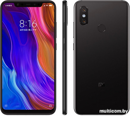 Смартфон Xiaomi Mi 8 6GB/64GB китайская версия (черный)