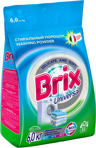 Стиральный порошок Brix Universal 6 кг