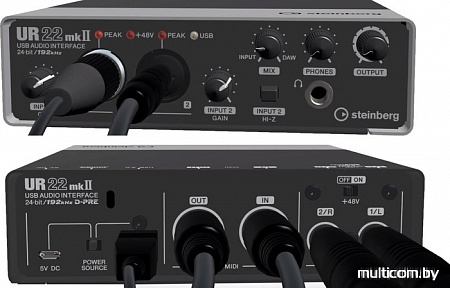 Аудиоинтерфейс Steinberg UR22MKII