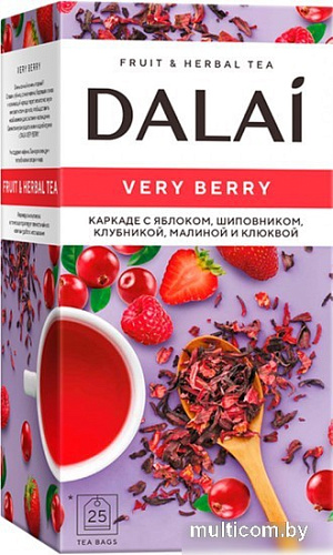 Красный чай DALAI Very Berry 25 шт