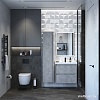 Briz Тумба с умывальником Чикаго 60 241 03-18060-15 00 БТН (бетон)
