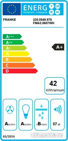 Кухонная вытяжка Franke Maris 2.0 FMA 2.0 807 WH 330.0549.977