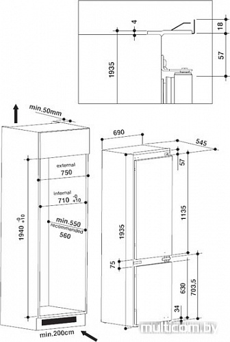 Холодильник Whirlpool SP40 801 EU