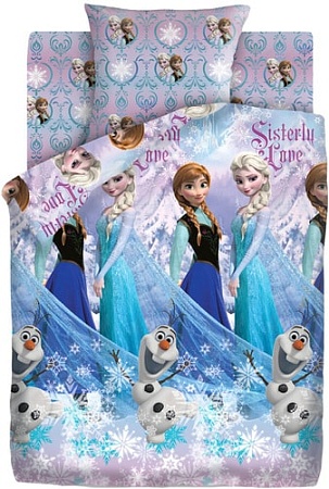 Постельное белье Непоседа Холодное сердце 500075 (1.5-спальный, наволочка 50x70)