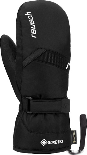 Горнолыжные перчатки Reusch Flash Gore-Tex Junior Mitten 6261605-7701 (р-р 5.5, Black/White)
