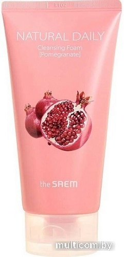 The Saem Пенка для умывания Natural Daily Cleansing Foam Pomegranate (150 мл)