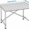 Письменный стол Ikea Куллаберг (сосна/черный) 492.784.02