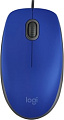 Мышь Logitech M110 Silent (синий)