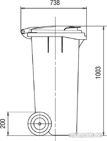 ESE 240 л (желтый)