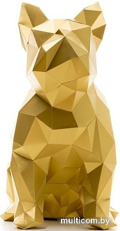 PaperCraft Живая бумага Бульдог Жульен (золотой)