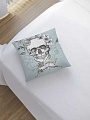 Чехол на подушку JoyArty Цветущий череп sl_17697
