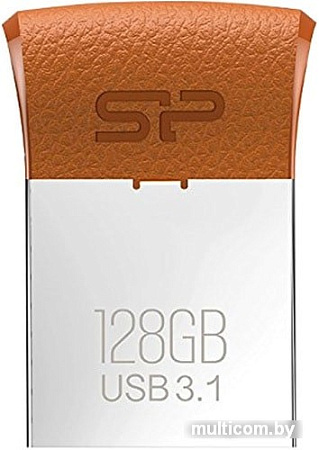 USB Flash Silicon-Power Jewel J35 128GB (серебристый)