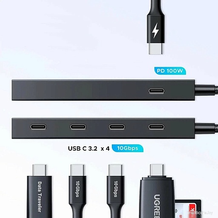 USB-хаб Ugreen CM806 55334