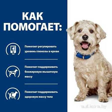 Консервированный корм для собак Hill's Prescription Diet Diabetes Care w/d с курицей 370 г