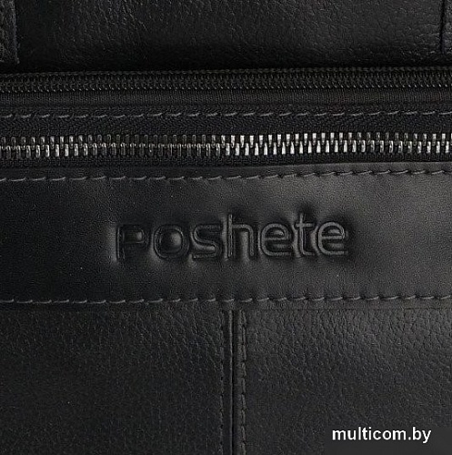 Мужская сумка Poshete 196-4138-55-BLK (черный)