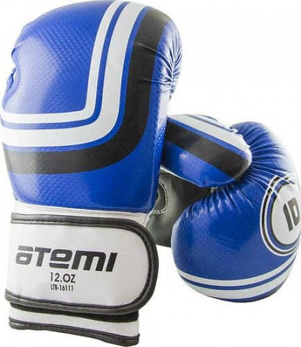 Перчатки для единоборств Atemi LTB-16111 (8 oz, S/M, синий)