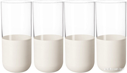 Набор бокалов для воды и напитков Villeroy & Boch Manufacture Rock Blanc 11-3799-8260 (4шт)