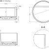 Умывальник Salini Armonia Round Top 02 130412TG (S-Sense, глянцевый)