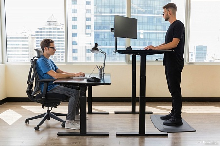 Стол Smartstol Slim 120x80x1.8 (белый/дуб феррара)